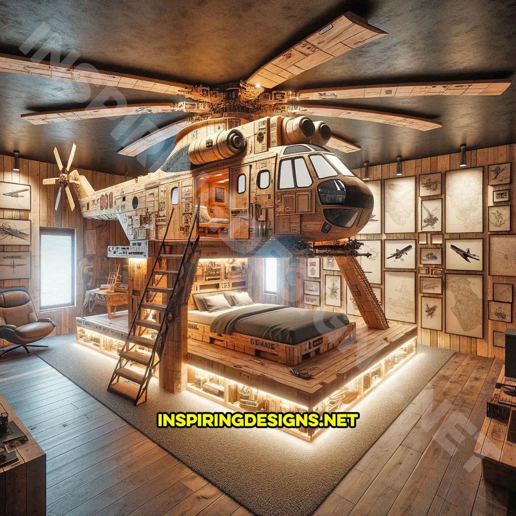 Helicopter Pallet Beds