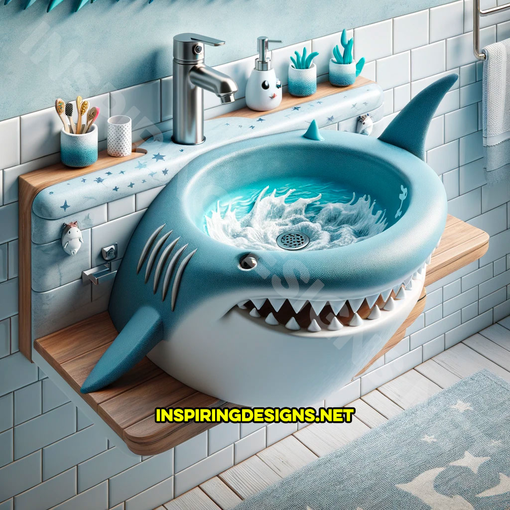 Sea Creature Sinks - Shark Kids Sink