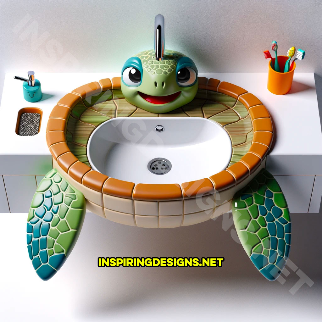 Sea Creature Sinks - Sea Turtle Kids Sink