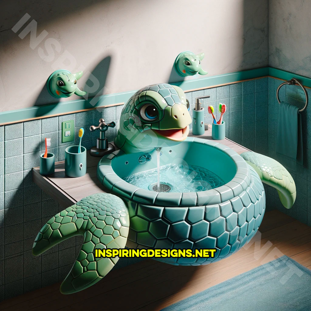 Sea Creature Sinks - Sea Turtle Kids Sink
