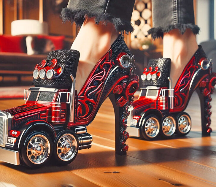 These SemiTruck HighHeels Will Accelerate Your Style to Full Throttle