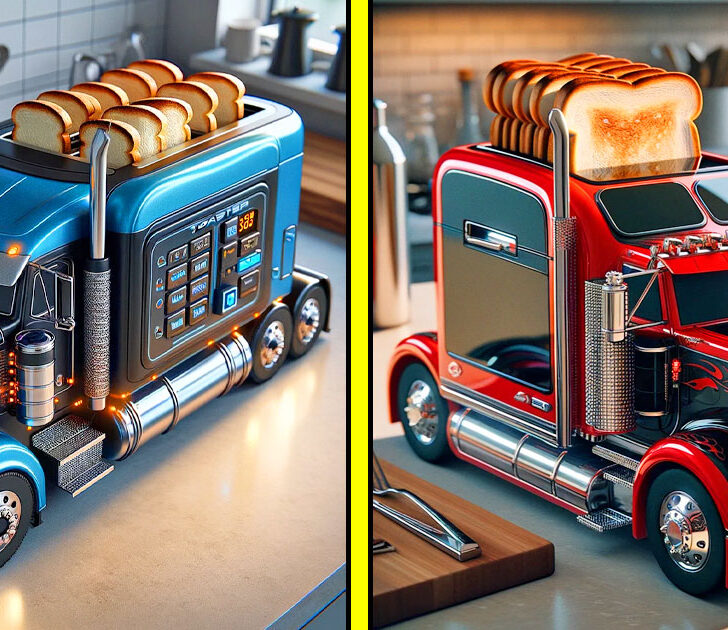 These SemiTruck Toasters Are the Ultimate Kitchen Upgrade for Truck
