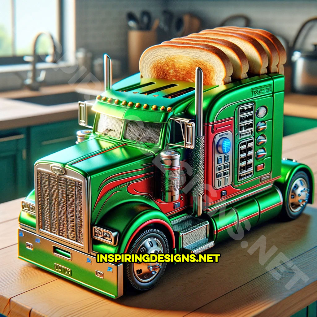 Semi-Truck Shaped Toaster