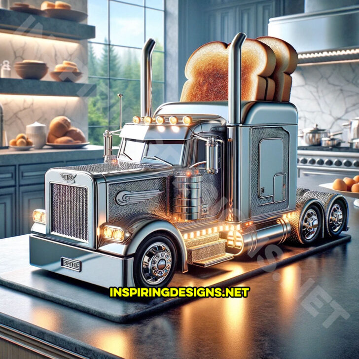These Semi-Truck Toasters Are the Ultimate Kitchen Upgrade for Truck Lovers
