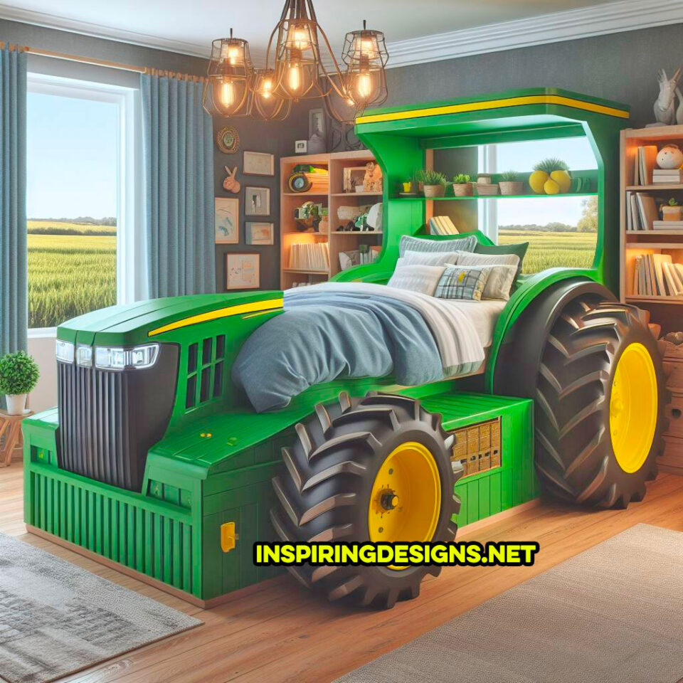 These Giant Tractor Kids Beds Will Turn Bedtime into an Adventure on ...