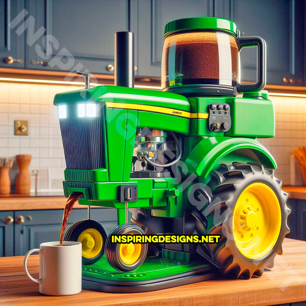 Tractor Coffee Maker