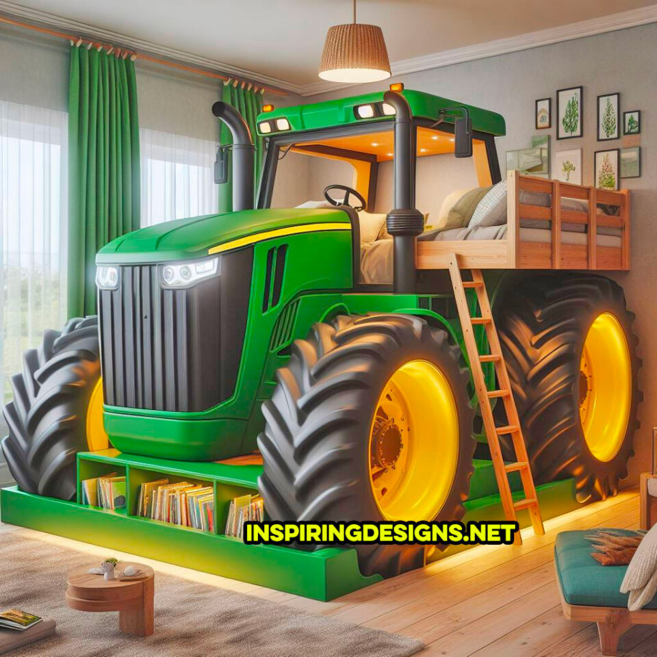 These Giant Tractor Kids Beds Will Turn Bedtime into an Adventure on ...