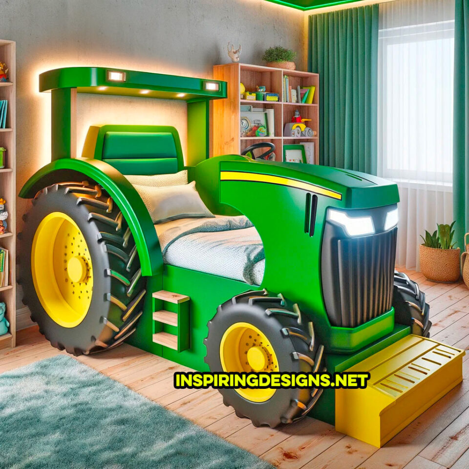 These Giant Tractor Kids Beds Will Turn Bedtime into an Adventure on ...