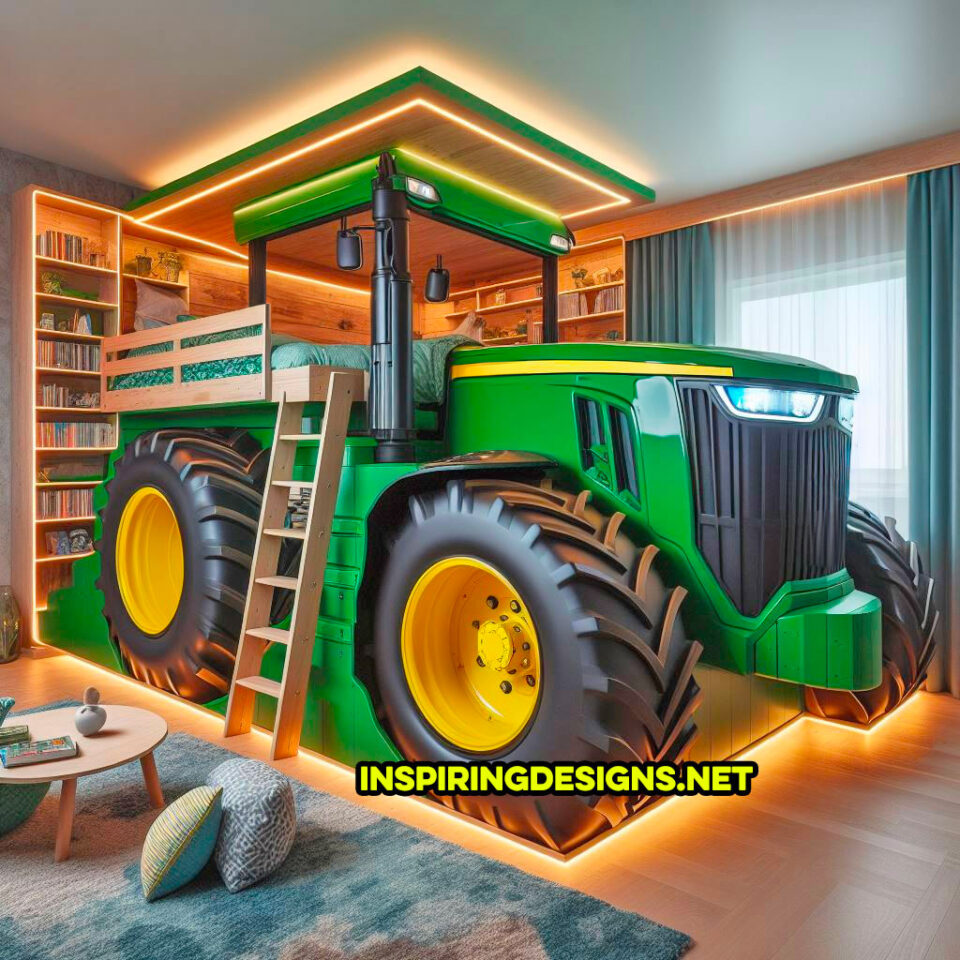 These Giant Tractor Kids Beds Will Turn Bedtime into an Adventure on ...