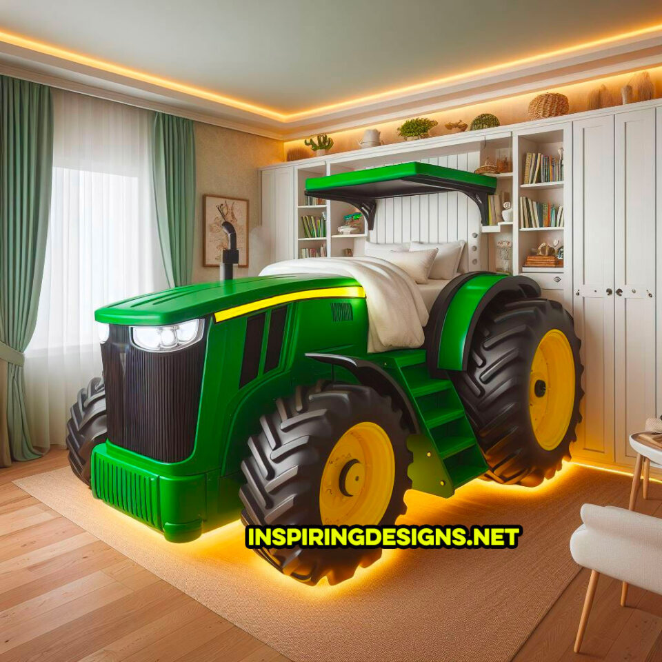 These Giant Tractor Kids Beds Will Turn Bedtime into an Adventure on ...