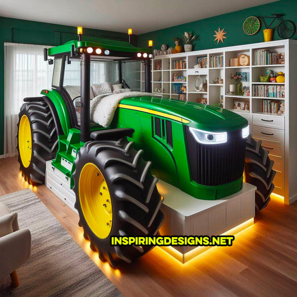 These Giant Tractor Kids Beds Will Turn Bedtime Into An Adventure On   Trac9 1 960x960 