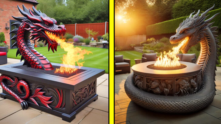 These Dragon Patio Fire Tables Will Light Up Your Evenings with a Mythical Glow