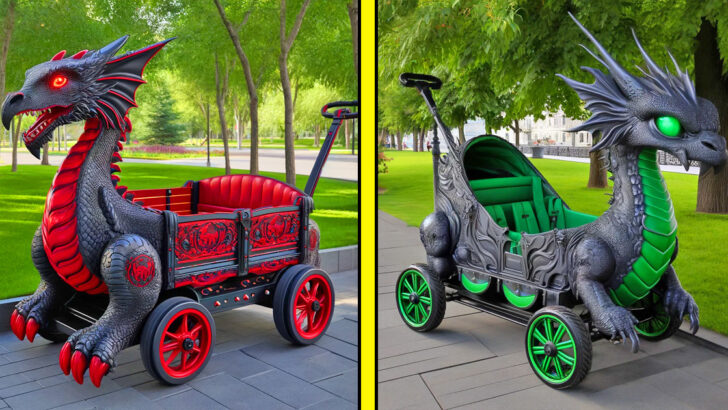 These Dragon Wagons Make Every Park Stroll a Mythical Adventure