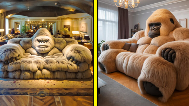 These Gorilla Sofas Bring the Jungle Right into Your Living Room