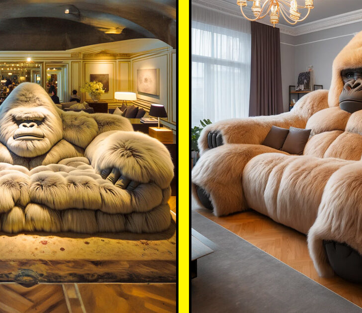 These Gorilla Sofas Bring the Jungle Right into Your Living Room ...