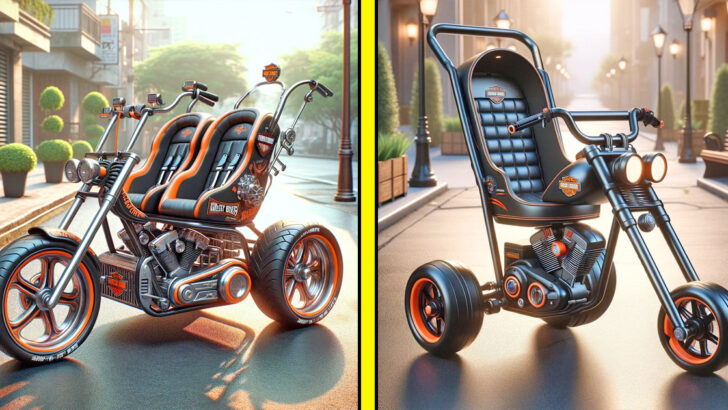 These Harley Strollers Are Must For Biker Parents