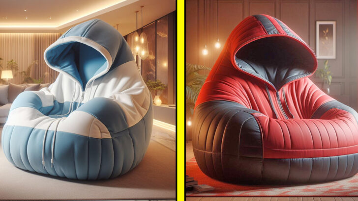 These Hoodie Shaped Bean Bag Chairs Are The Ultimate Gaming Lounger