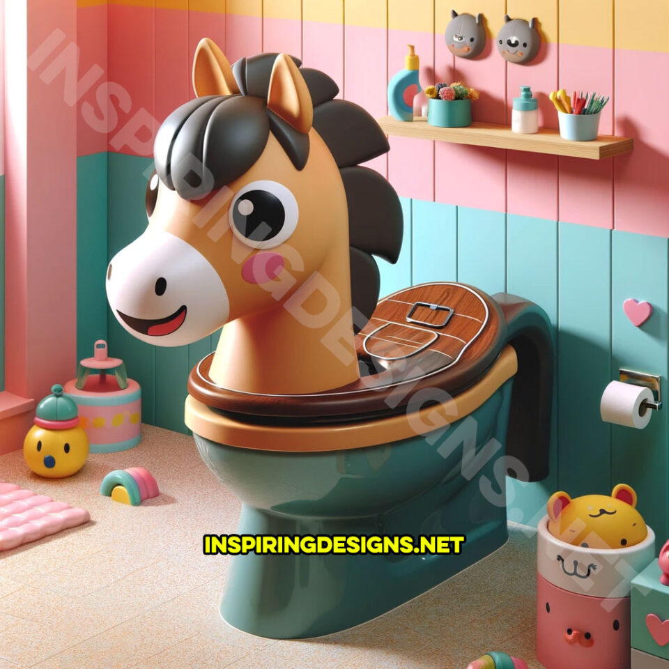 These Horse Toilets Are Trotting into Trendy Farmhouse Bathrooms ...