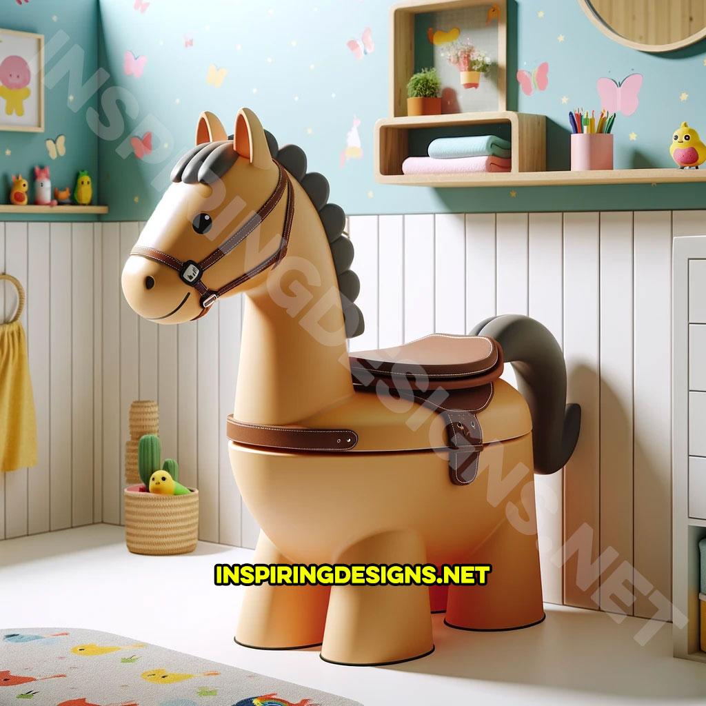 Horse Shaped Toilet