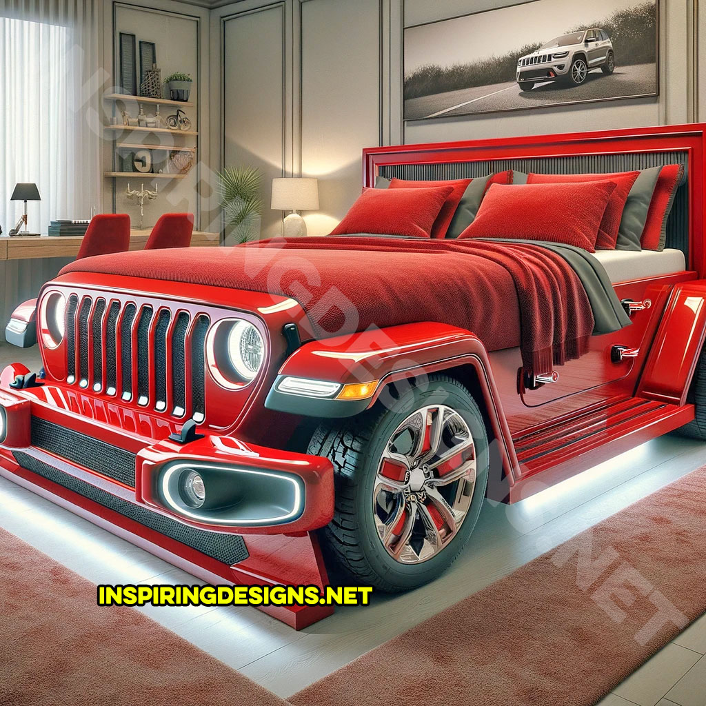 Pickup Truck Shaped Beds - Jeep inspired bed