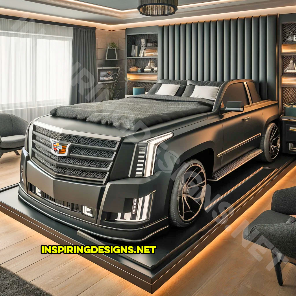 Pickup Truck Shaped Beds - Cadillac Escalade inspired bed