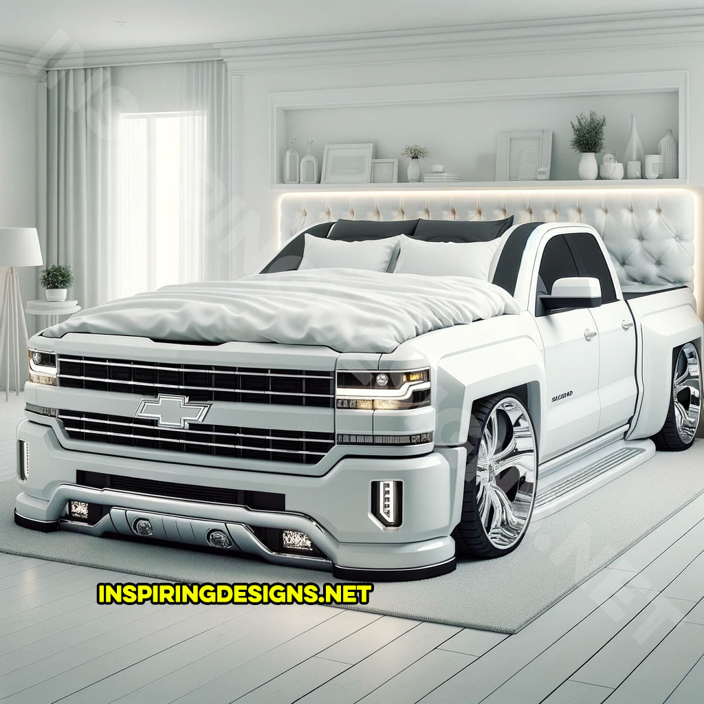 Pickup Truck Shaped Beds - Chevy Silverado inspired bed