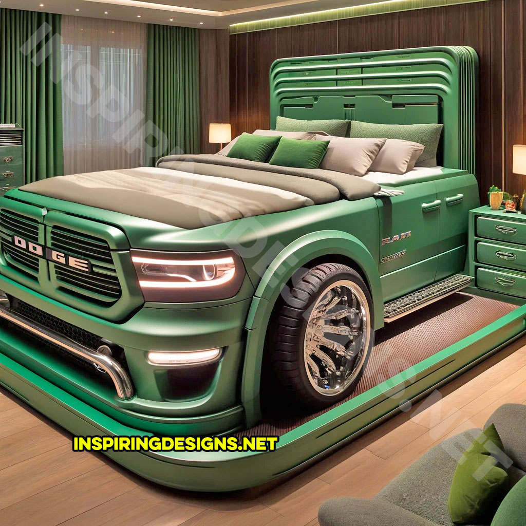 Pickup Truck Shaped Beds - Dodge Ram inspired bed