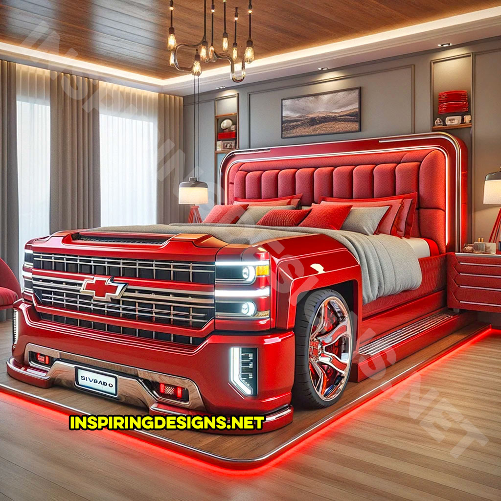 Pickup Truck Shaped Beds - Chevy Silverado inspired bed