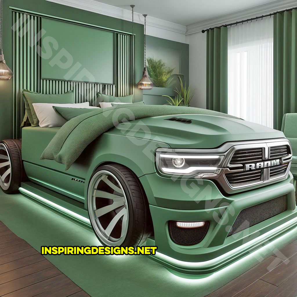Pickup Truck Shaped Beds - Dodge Ram inspired bed