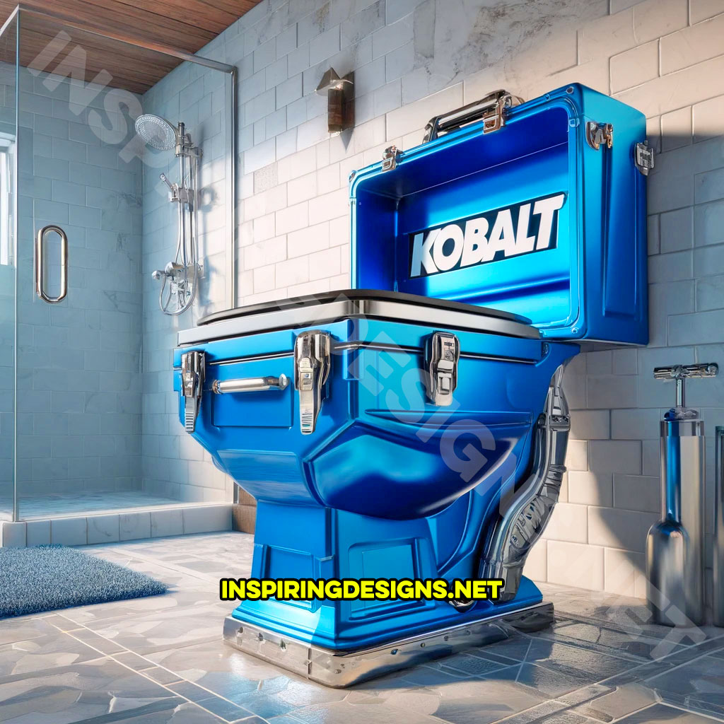 Power Tool Toilets - Kobalt toolbox toilet