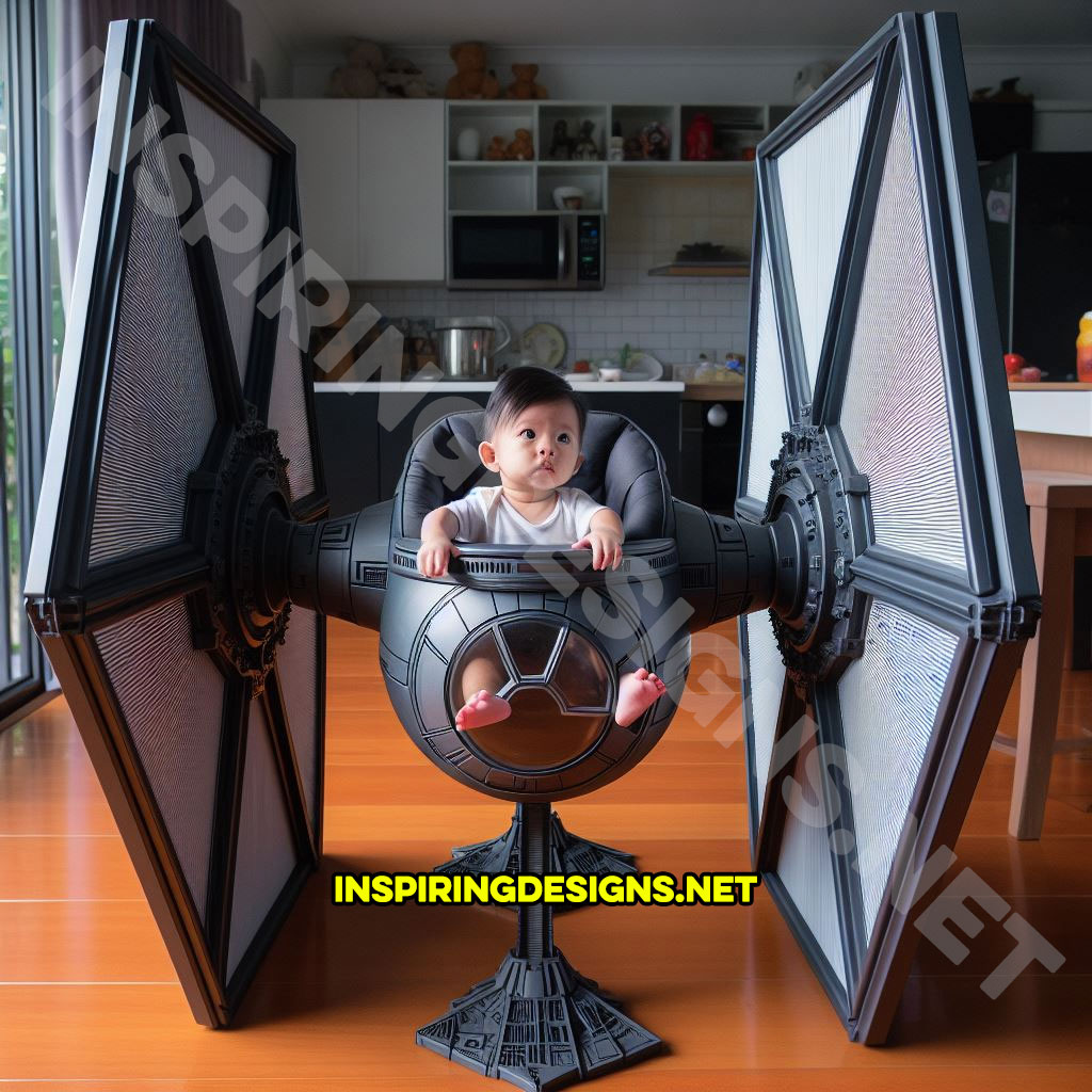 Star Wars High Chairs - Winged Tie Fighter Baby High Chair