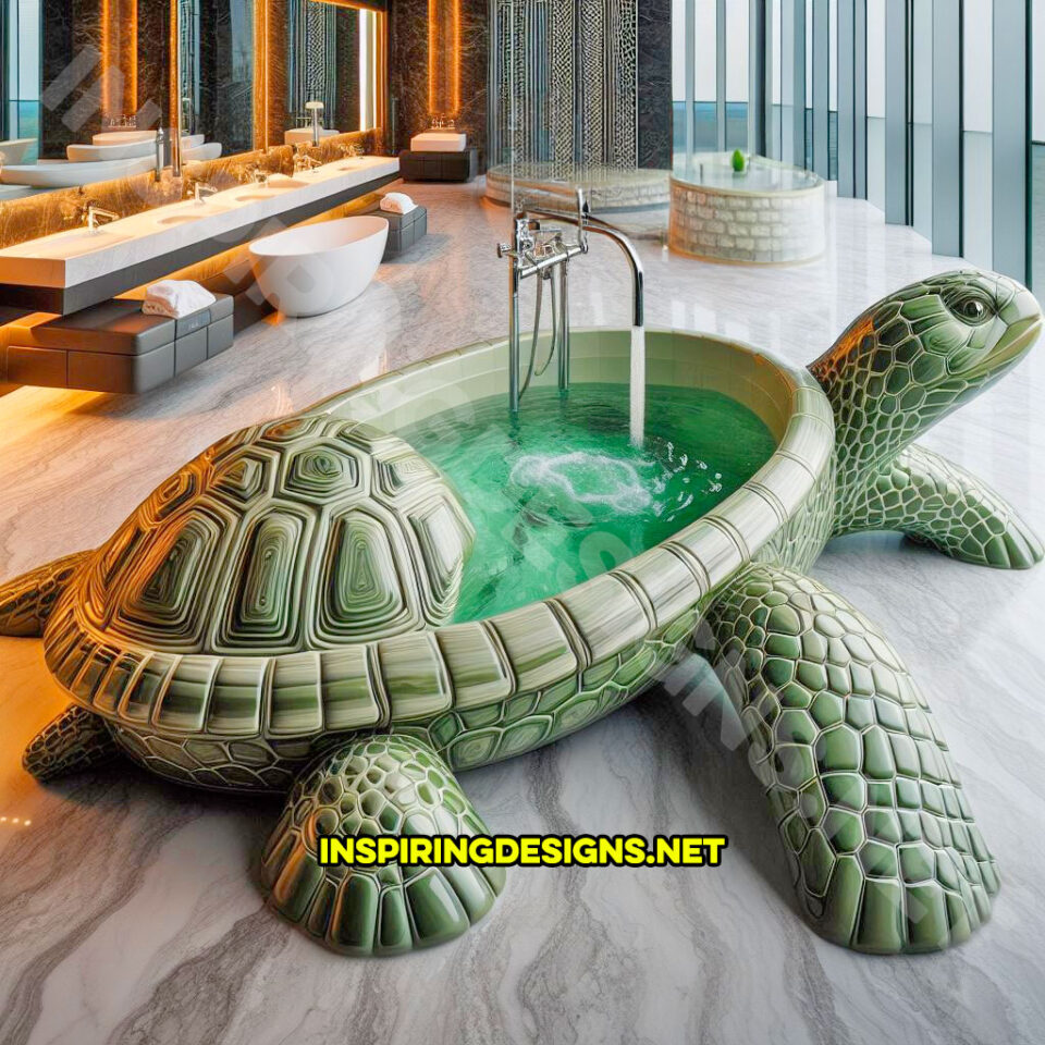 These Turtle Bathtubs Will Shell-Shock Your Bathroom Design ...