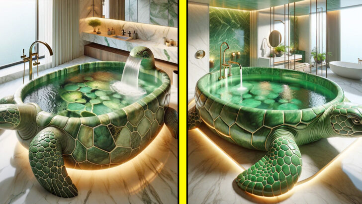 These Turtle Bathtubs Will Shell-Shock Your Bathroom Design!