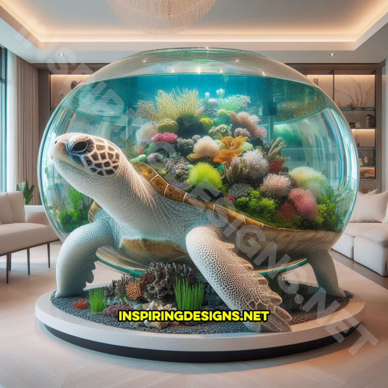 These Turtle Shaped Aquariums Are a Fusion of Art and Aquatic Life ...