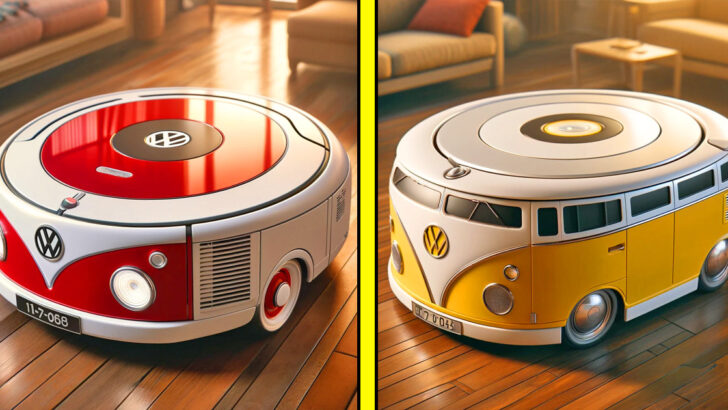These Volkswagen Robot Vacuums Will Drive Dirt Away with Retro Style!