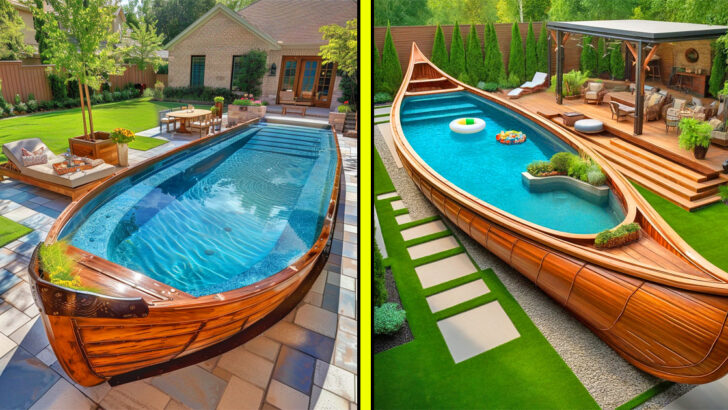 These Canoe Pools Will Transform Your Backyard into a Nautical Paradise