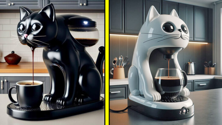 These Cat Shaped Coffee Makers Are the Pawsitively Best Kitchen Addition