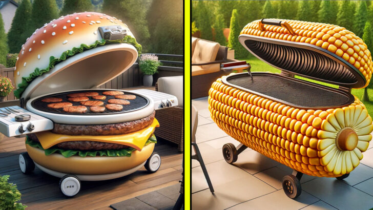 These Food Shaped BBQs Are Shaped Like Burgers, Hot Dogs, and More!