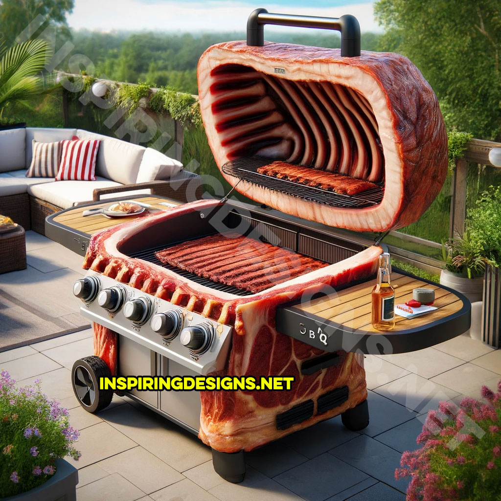 Food Shaped BBQs - Spare Ribs Shaped Barbecue Grill
