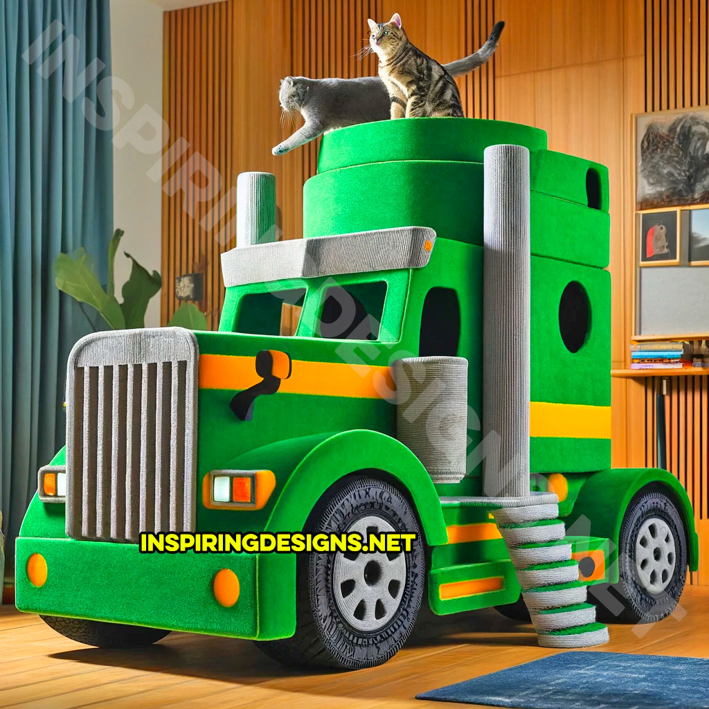 Semi-Truck Cat Trees