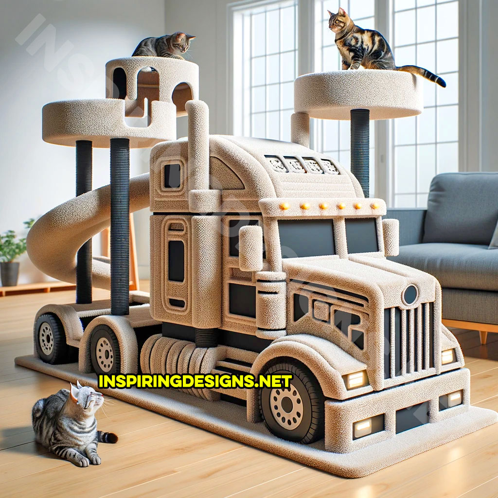 Semi-Truck Cat Trees