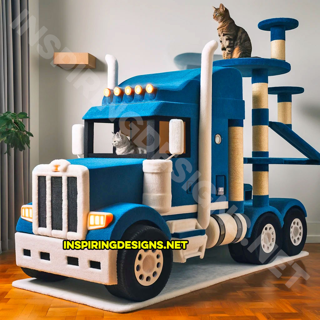 Semi-Truck Cat Trees