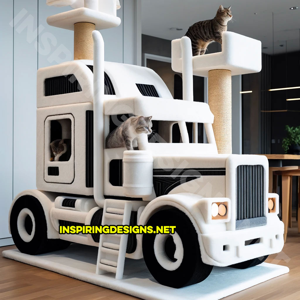 Semi-Truck Cat Trees