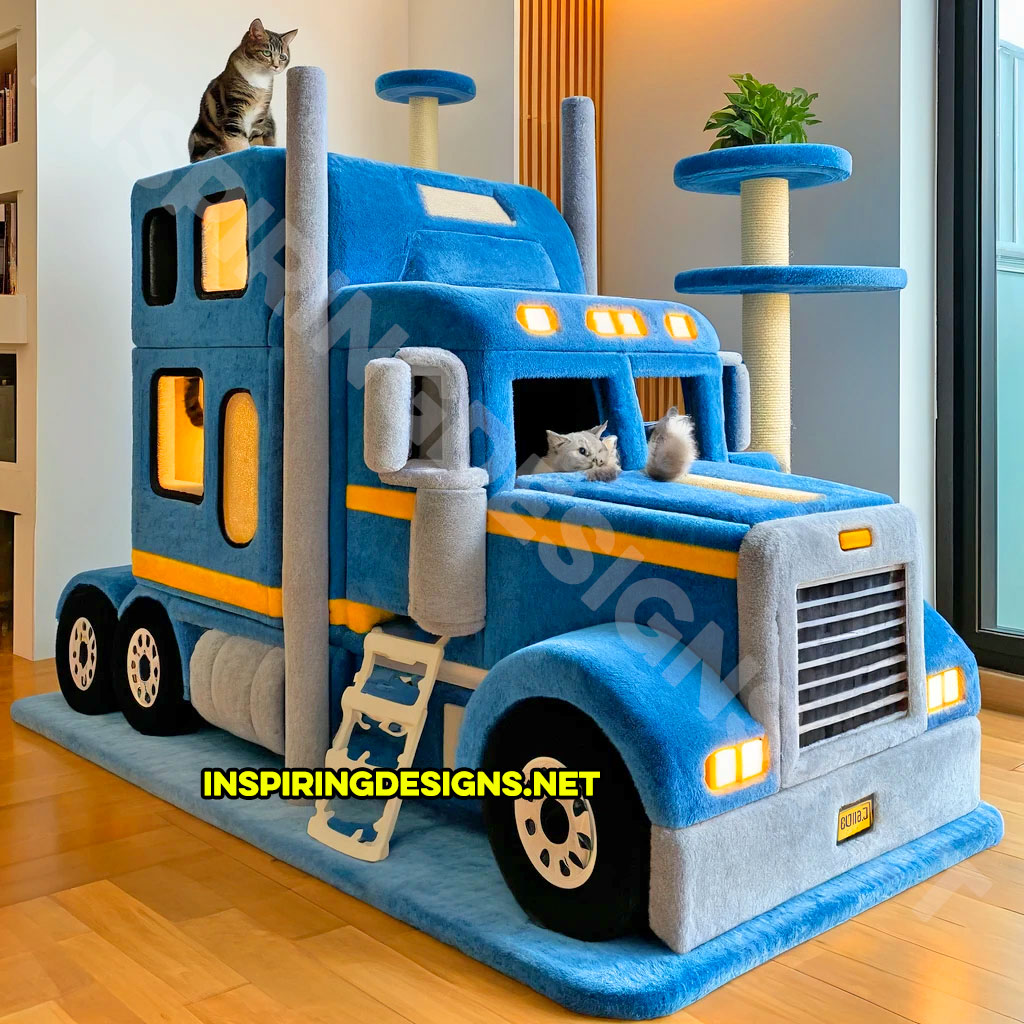 Semi-Truck Cat Trees