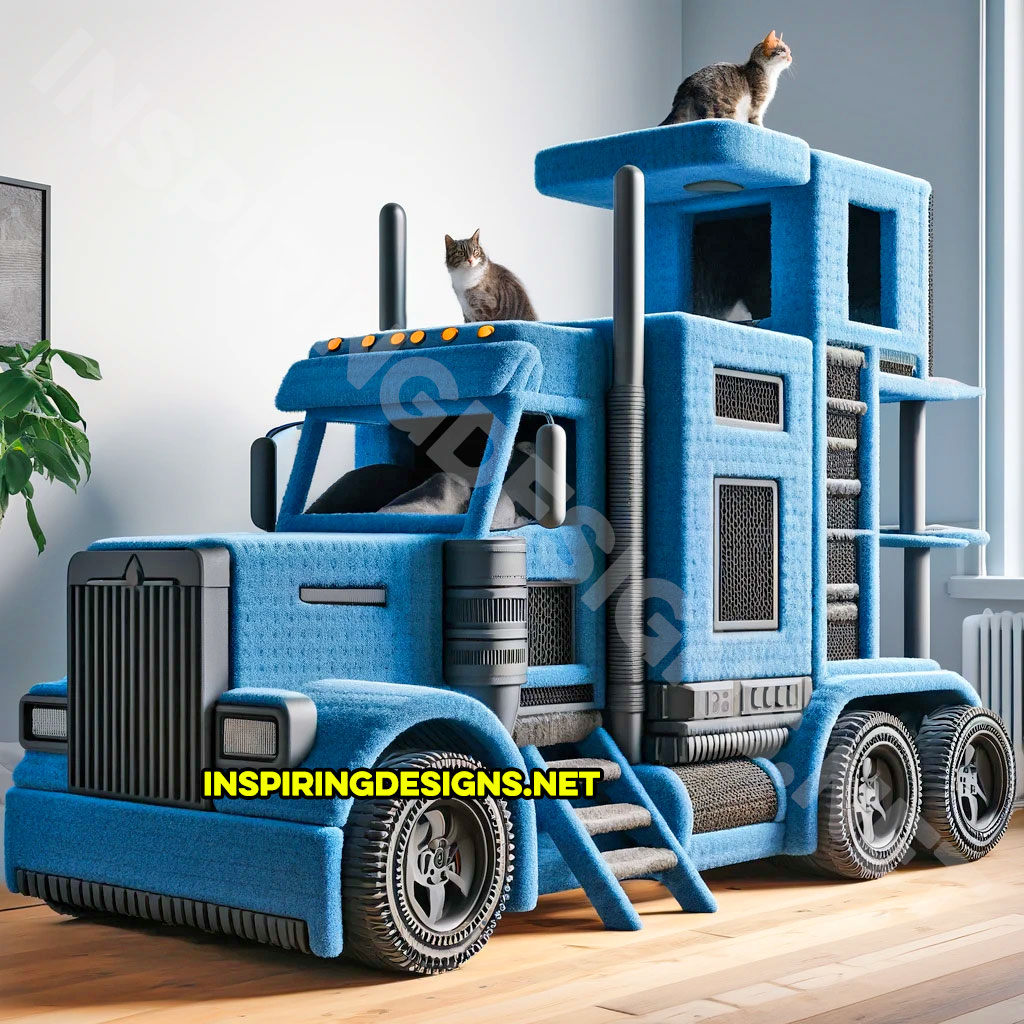 Semi-Truck Cat Trees