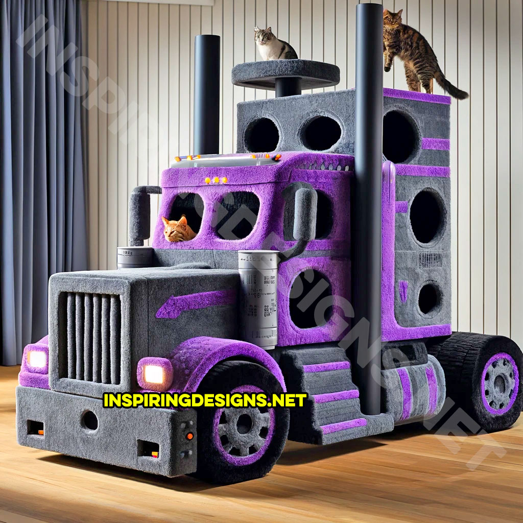 Semi-Truck Cat Trees