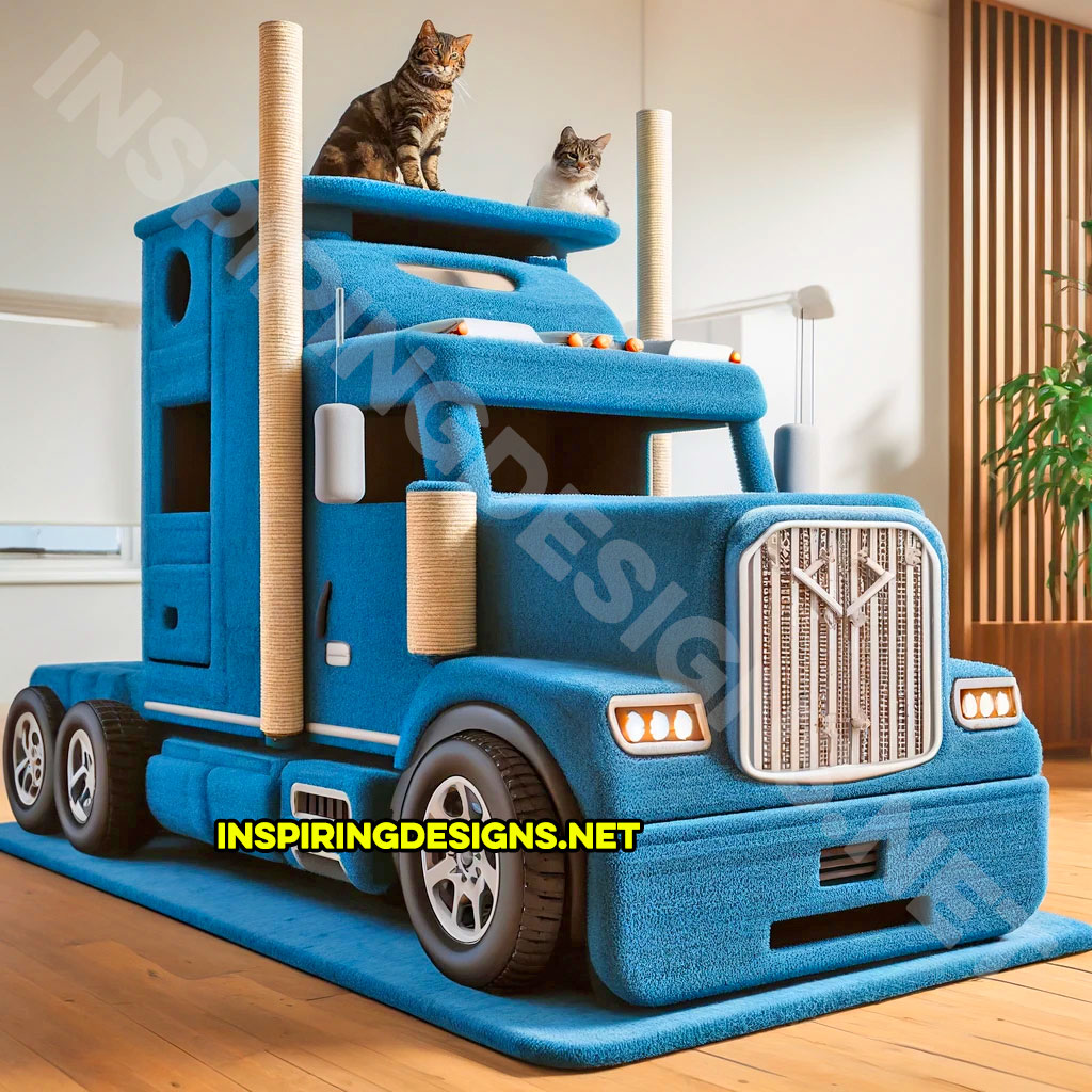 Semi-Truck Cat Trees