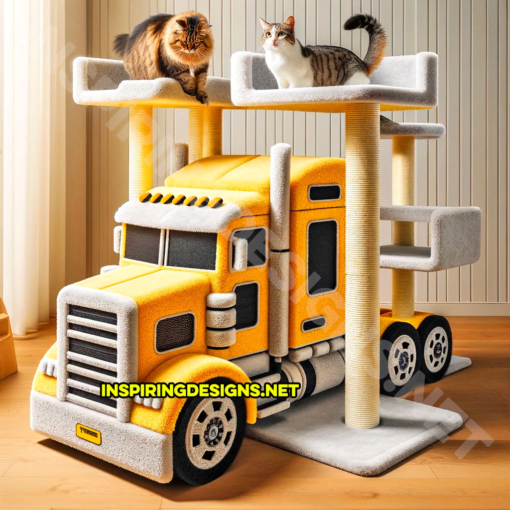 Semi-Truck Cat Trees