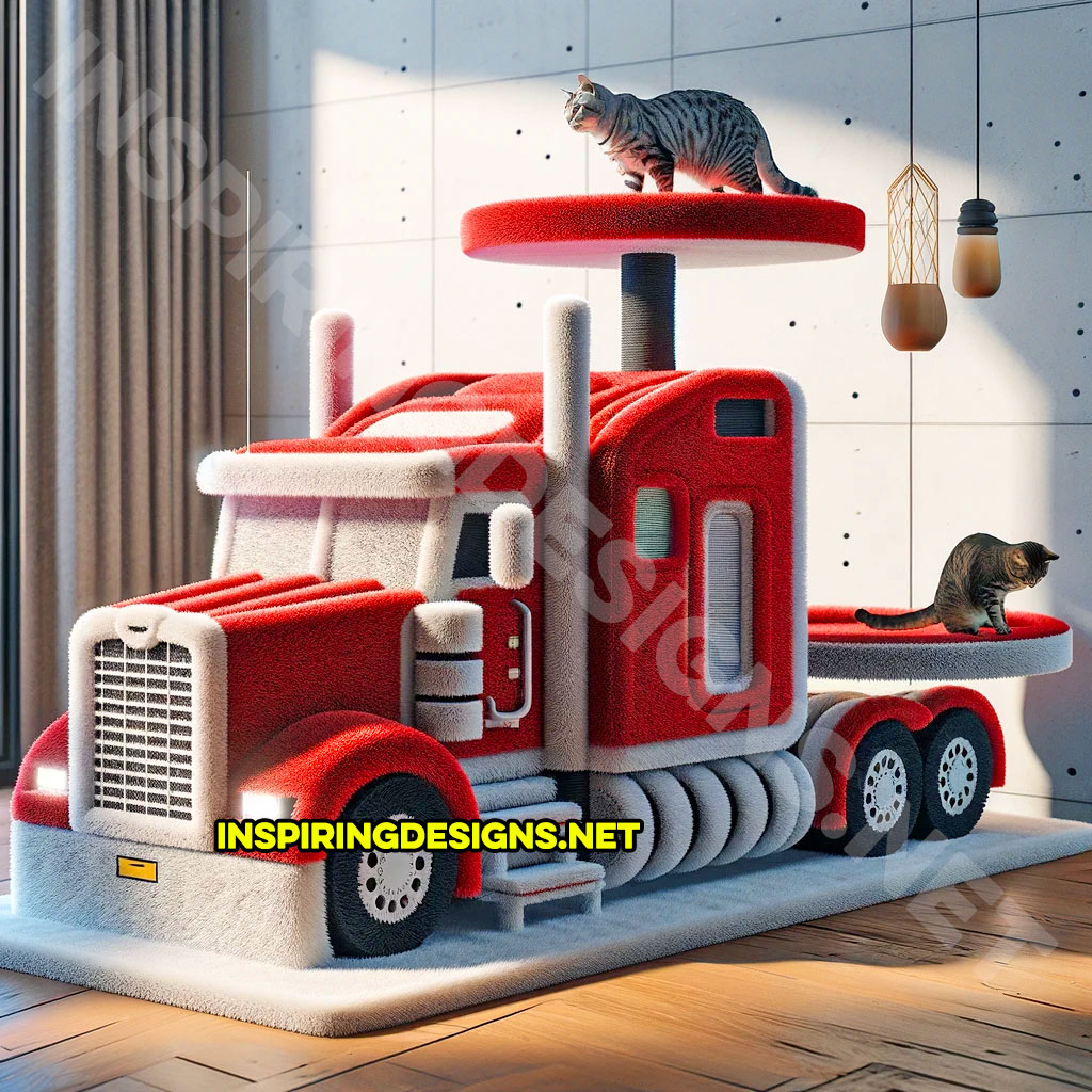 Semi-Truck Cat Trees