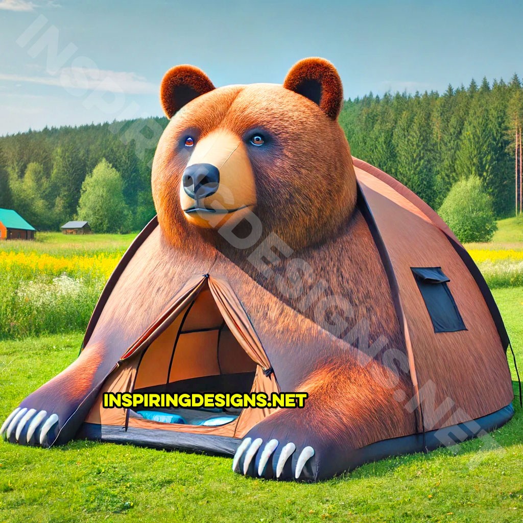 bear shaped camping tent
